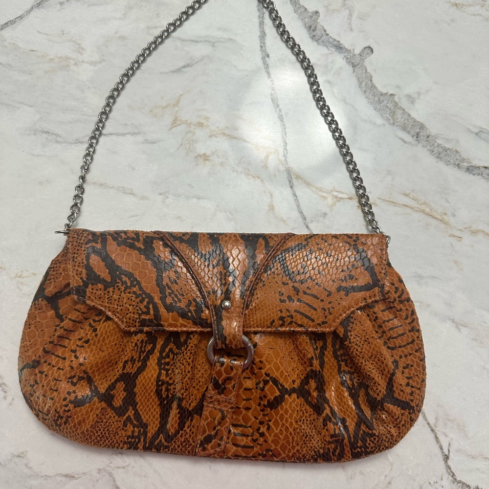 Adrianna Papell animal print purse